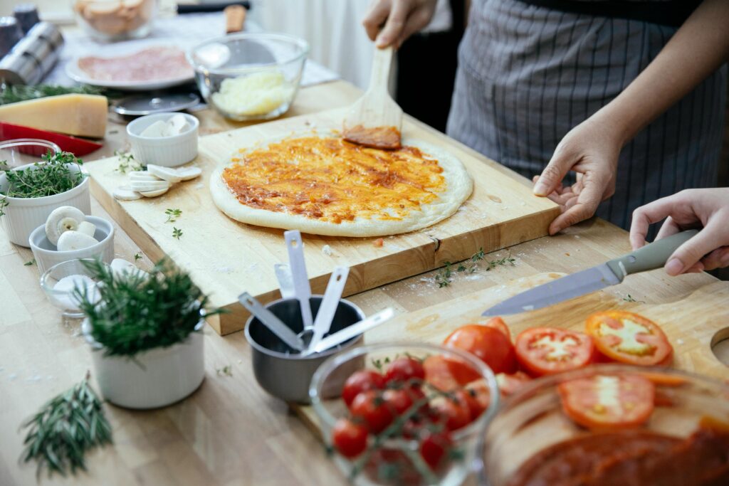 Pizza at home